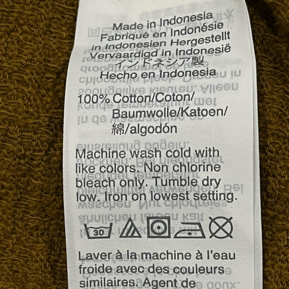 Madewell Texture and Thread Drawstring Top - Size Large - Picture 14 of 15